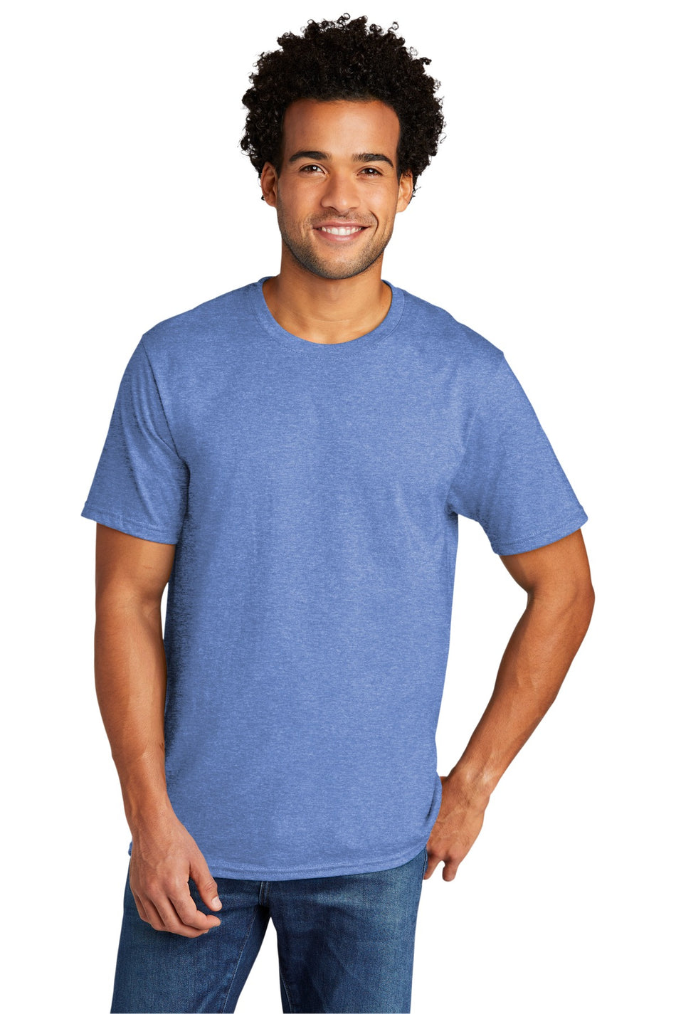 Port & Company ®  Tri-Blend Tee. PC330 - Carolina Blue Heather - Port & Company PC330