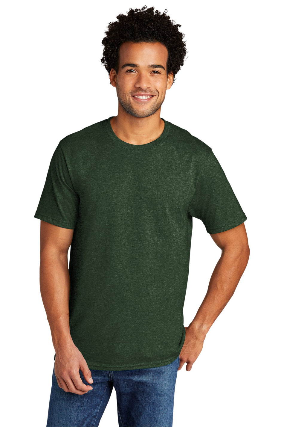 Port & Company ®  Tri-Blend Tee. PC330 - Forest Green Heather - Port & Company PC330