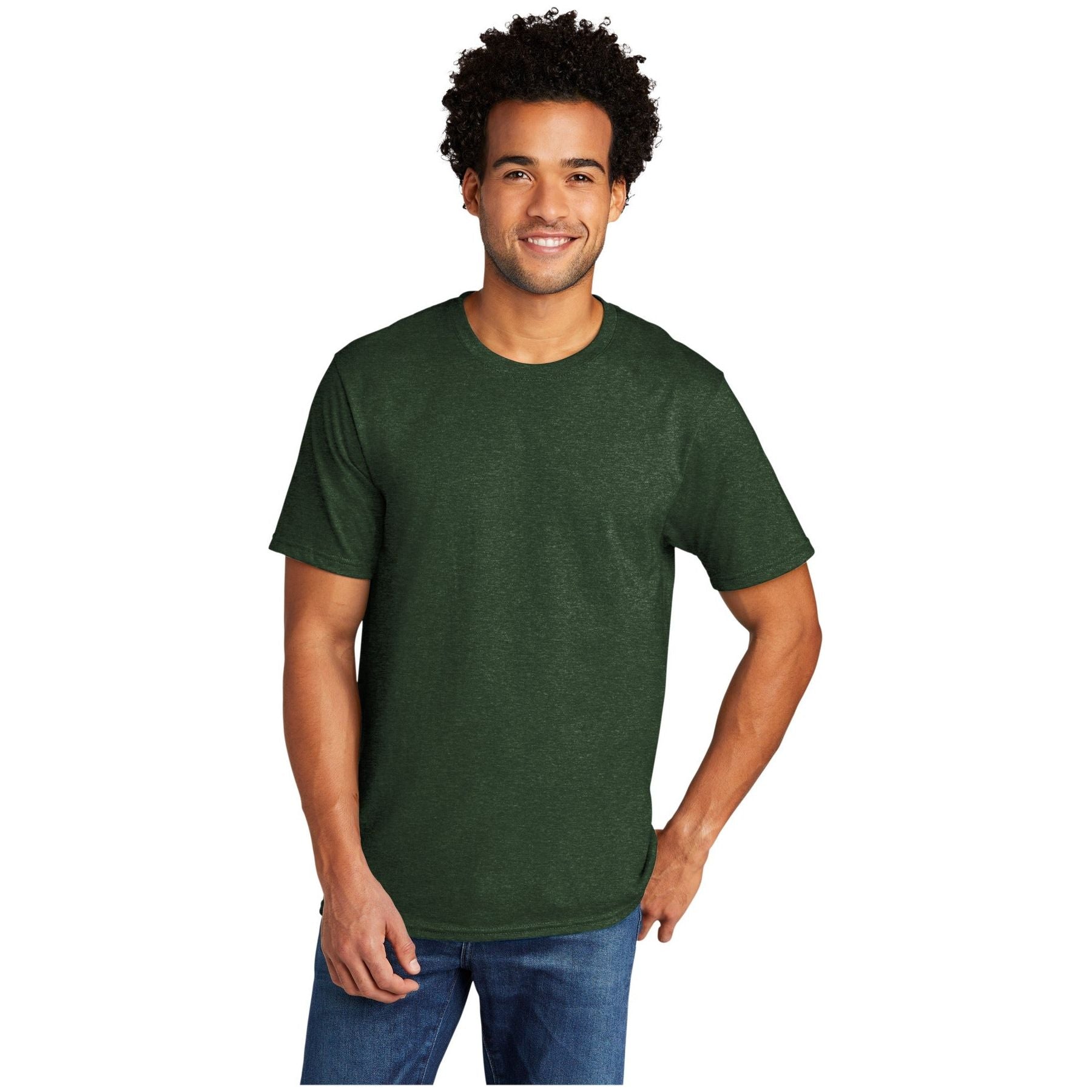 Port & Company ® Tri-Blend Tee. PC330 - Forest Green Heather - Port & Company PC330 T-Shirts Port & Company