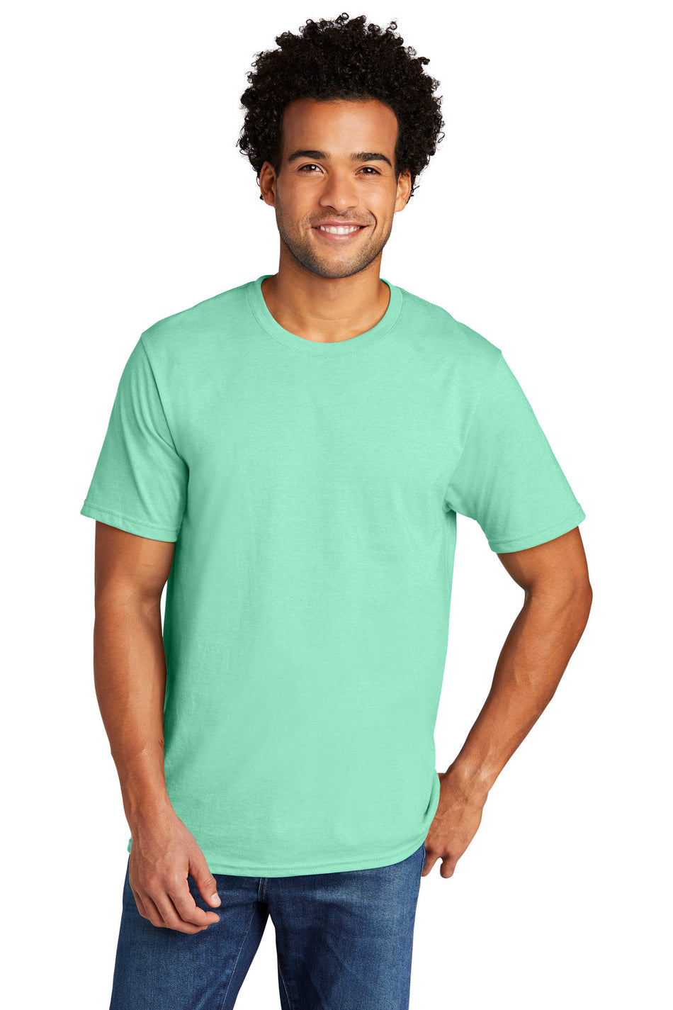 Port & Company ®  Tri-Blend Tee. PC330 - Heather Jadeite - Port & Company PC330