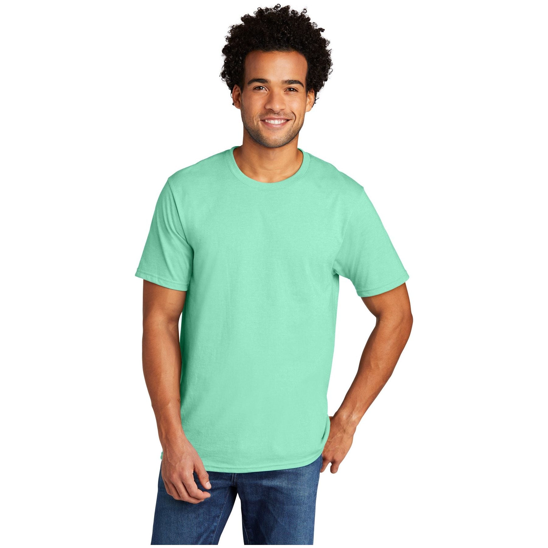 Port & Company ® Tri-Blend Tee. PC330 - Heather Jadeite - Port & Company PC330 T-Shirts Port & Company