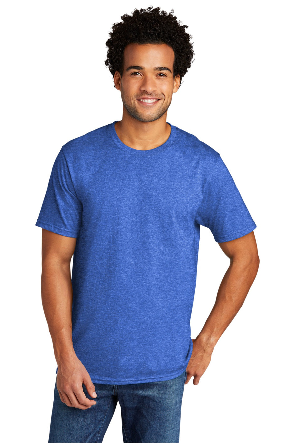 Port & Company ® Tri-Blend Tee. PC330 - Heather Royal - Port & Company PC330 T-Shirts Port & Company Heather Royal S