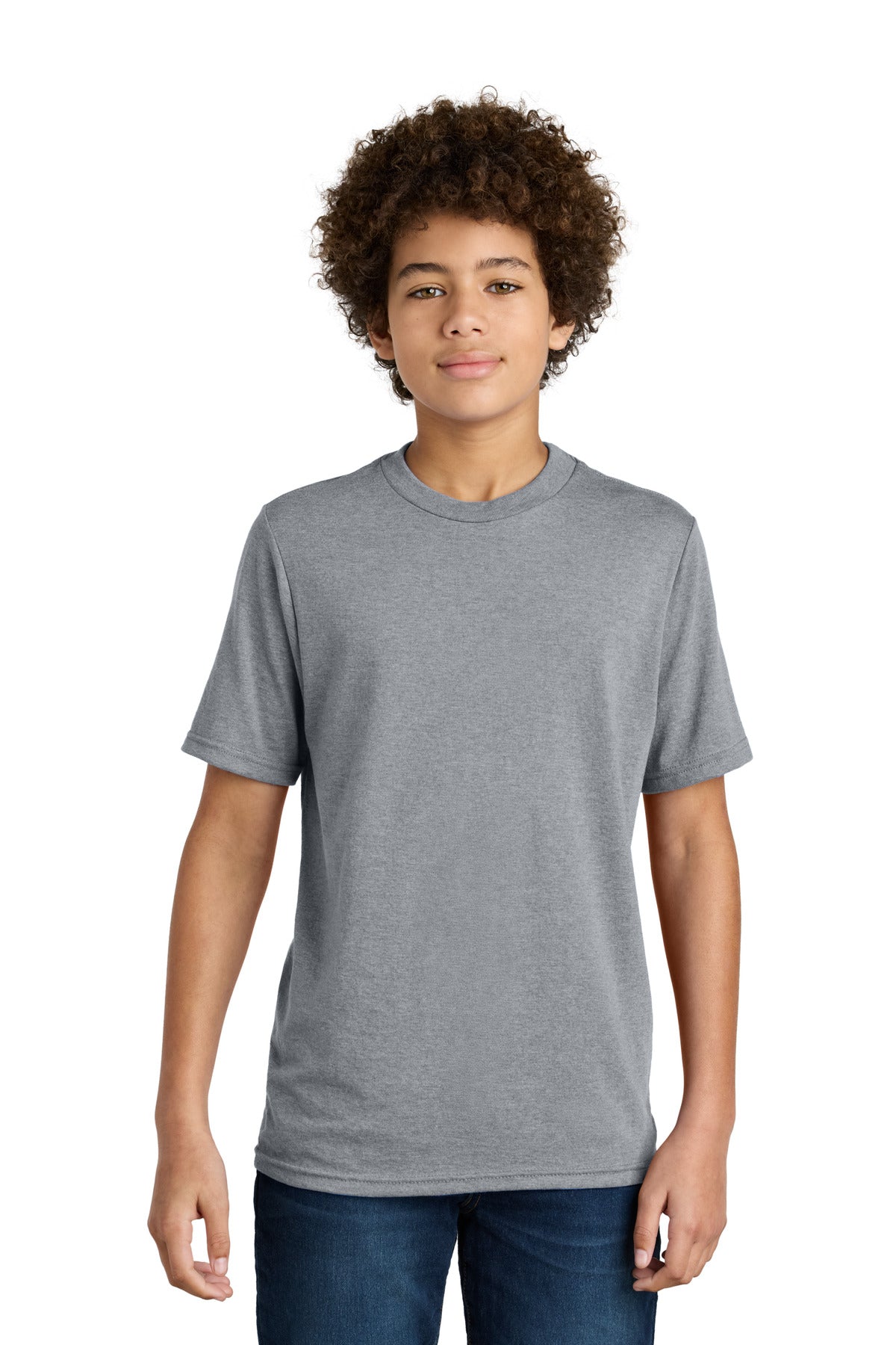 Port & Company ® Youth CVC Tee PC340Y - Port & Company PC340Y T-Shirts Port & Company Athletic Heather XS