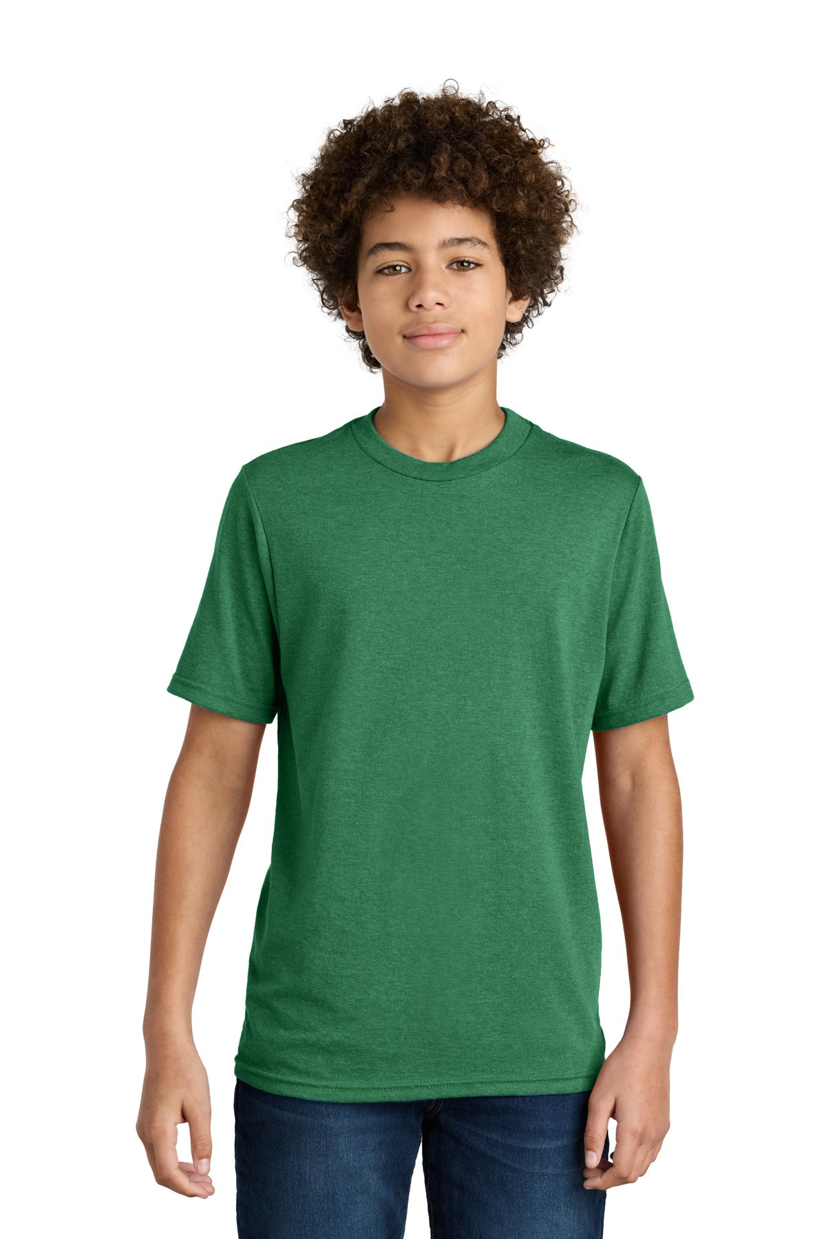 Port & Company ® Youth CVC Tee PC340Y - Port & Company PC340Y T-Shirts Port & Company Athletic Kelly Green Heather XS