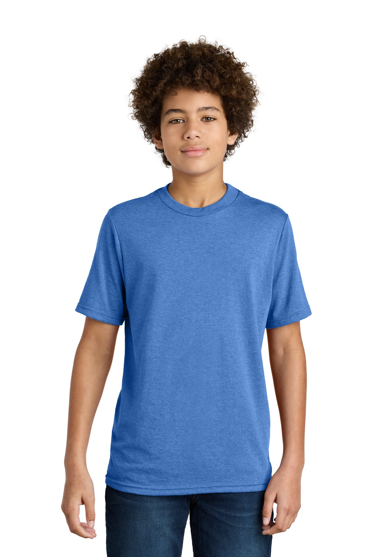 Port & Company ® Youth CVC Tee PC340Y - Port & Company PC340Y T-Shirts Port & Company Heather Royal XS