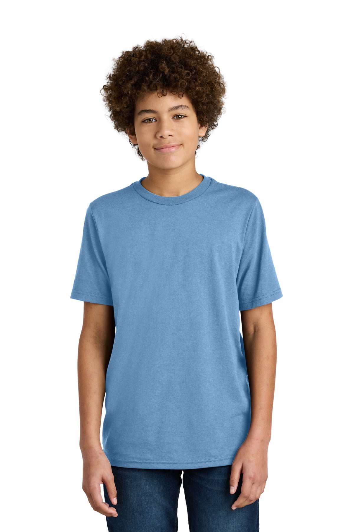 Port & Company ® Youth CVC Tee PC340Y - Port & Company PC340Y T-Shirts Port & Company Tundra Blue XS