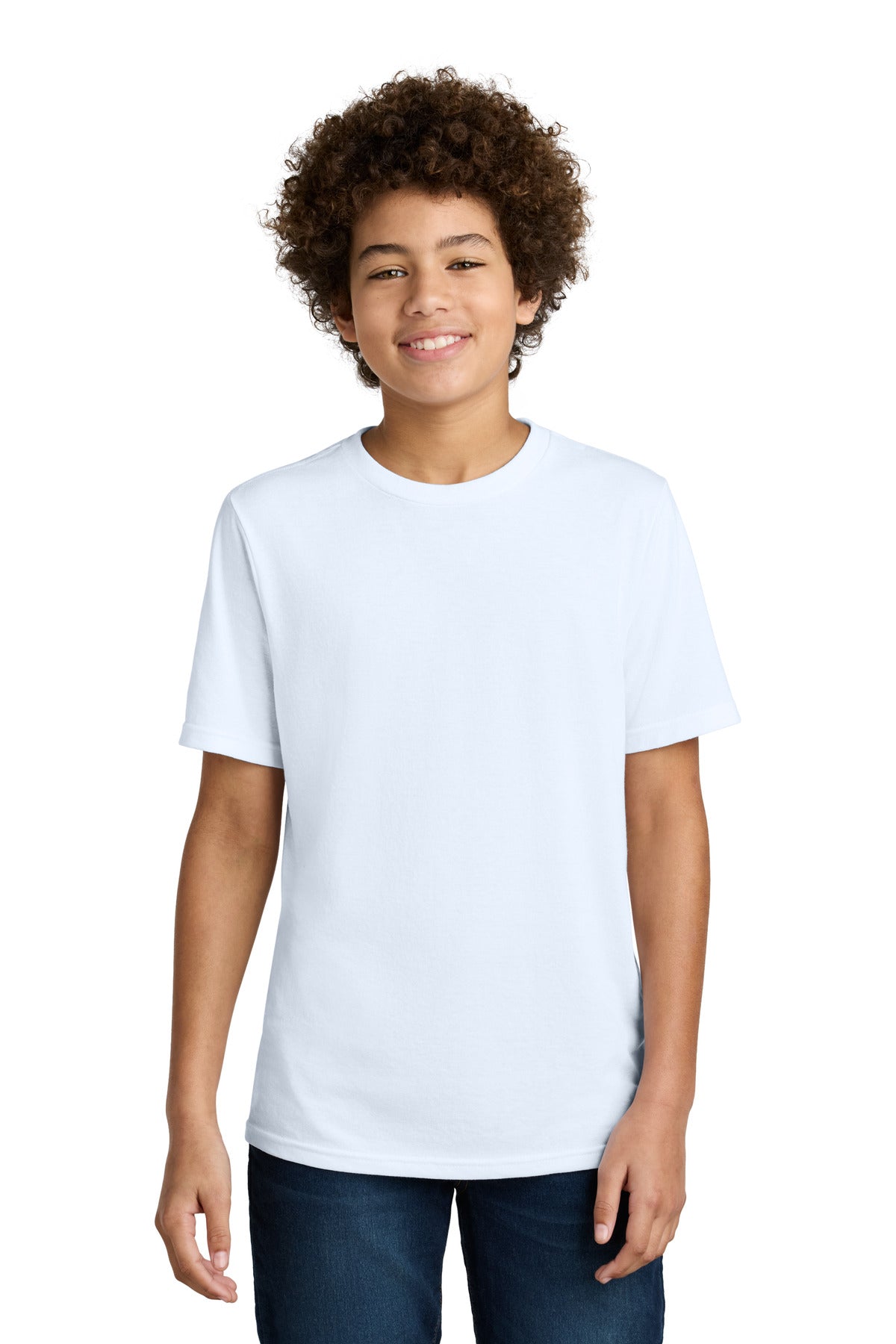 Port & Company ® Youth CVC Tee PC340Y - Port & Company PC340Y T-Shirts Port & Company White XS