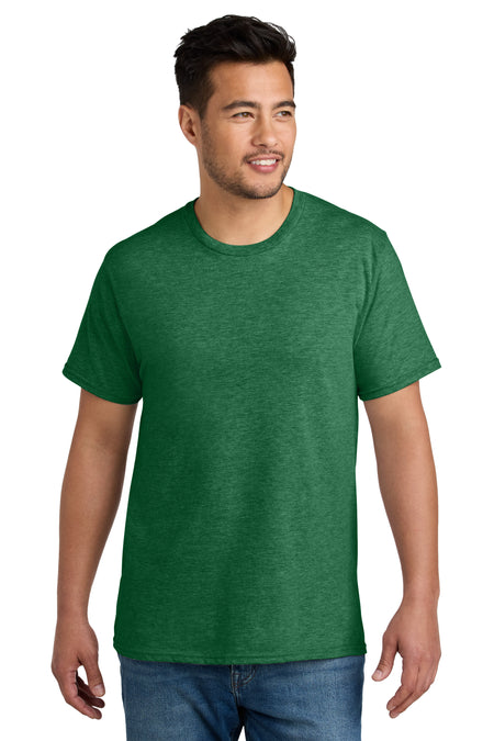 Port & Company® CVC Tee PC340 T-Shirts Port & Company Athletic Kelly Green Heather