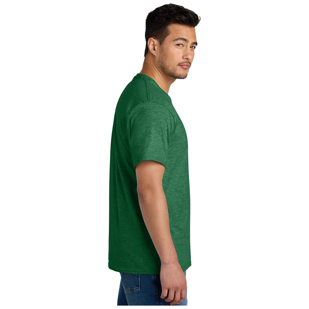 Port & Company® CVC Tee PC340 - Athletic Kelly Green Heather T-Shirts Port & Company