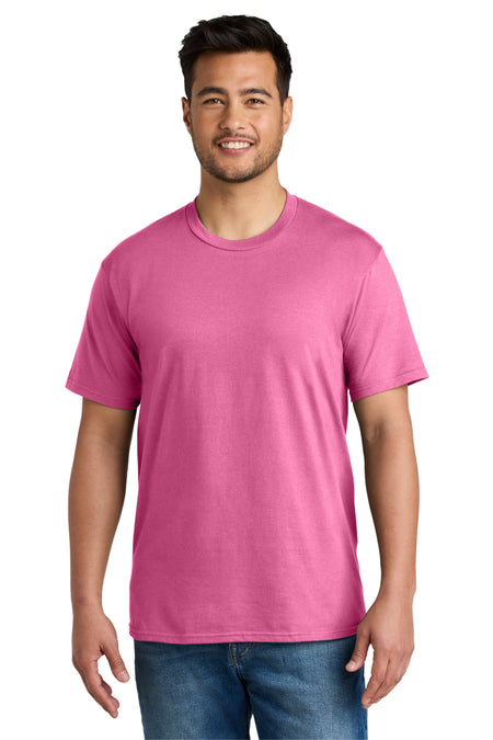 Port & Company® CVC Tee PC340 T-Shirts Port & Company Awareness PInk