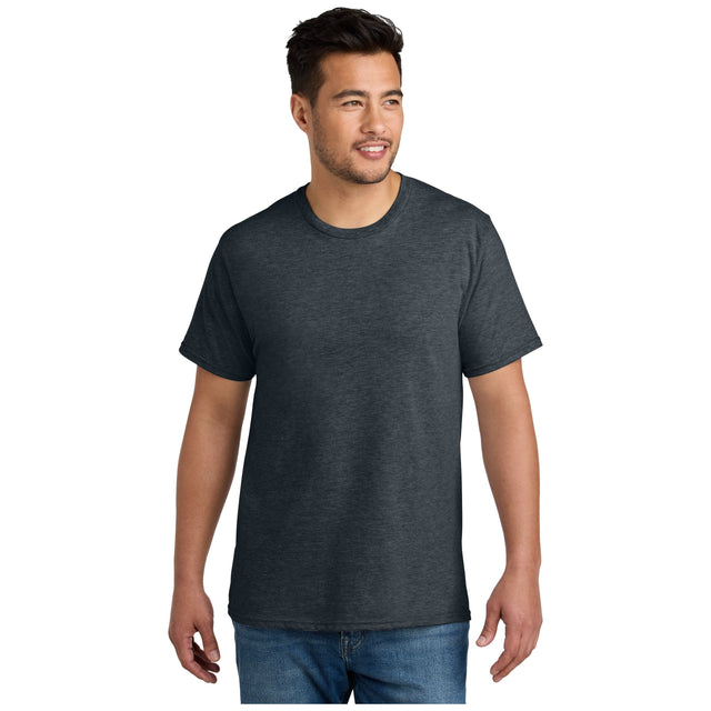 Port & Company® CVC Tee PC340 - Dark Heather Grey T-Shirts Port & Company Dark Heather Grey Small