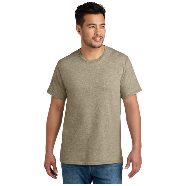 Port & Company® CVC Tee PC340 - Desert Tan T-Shirts Port & Company Desert Tan Small