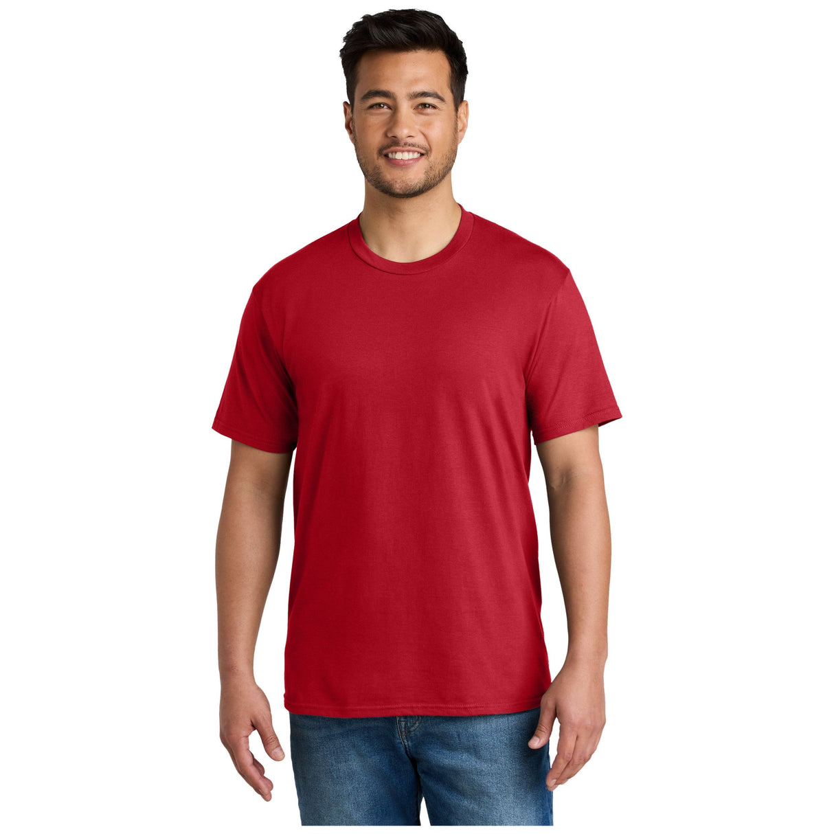 Port & Company® CVC Tee PC340 - Red T-Shirts Port & Company Red Small