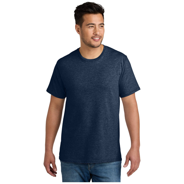 Port & Company® CVC Tee PC340 - Team Navy Heather T-Shirts Port & Company Team Navy Heather Small