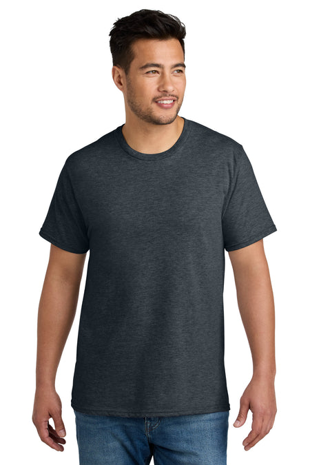 Port & Company ® CVC Tee PC340 - Dark Heather Grey - Port & Company PC340 T-Shirts Port & Company Dark Heather Grey S