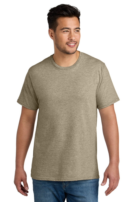 Port & Company ® CVC Tee PC340 - Desert Tan Heather - Port & Company PC340 T-Shirts Port & Company Desert Tan Heather S