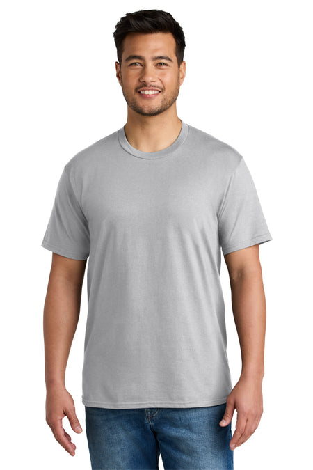 Port & Company ® CVC Tee PC340 - Silver - Port & Company PC340 T-Shirts Port & Company Silver S