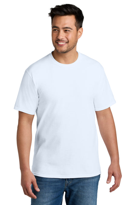 Port & Company ® CVC Tee PC340 - White - Port & Company PC340 T-Shirts Port & Company White S