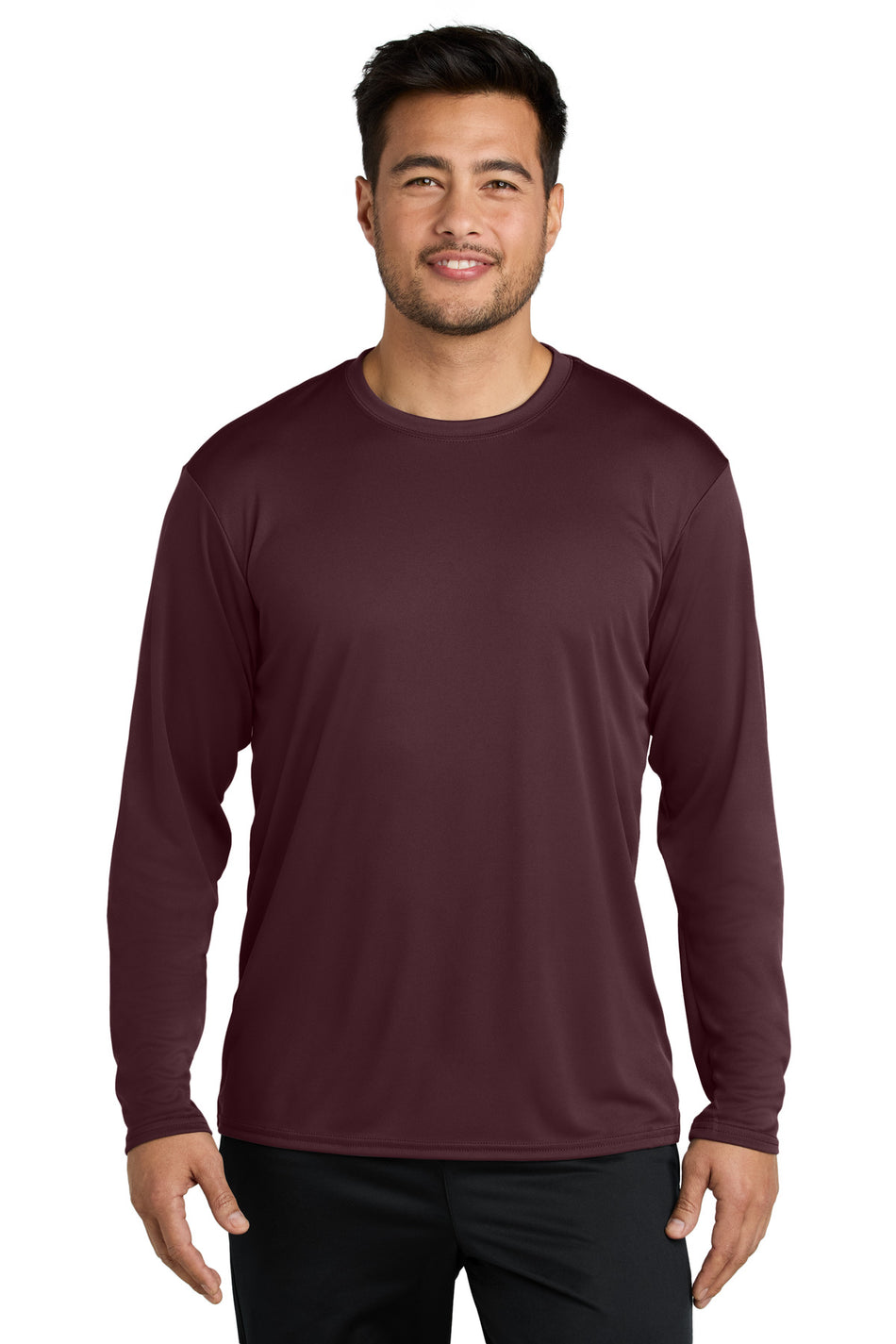 Port & Company ® Long Sleeve Performance Tee. PC380LS - Port & Company PC380LS T-Shirts Port & Company Athletic Maroon S