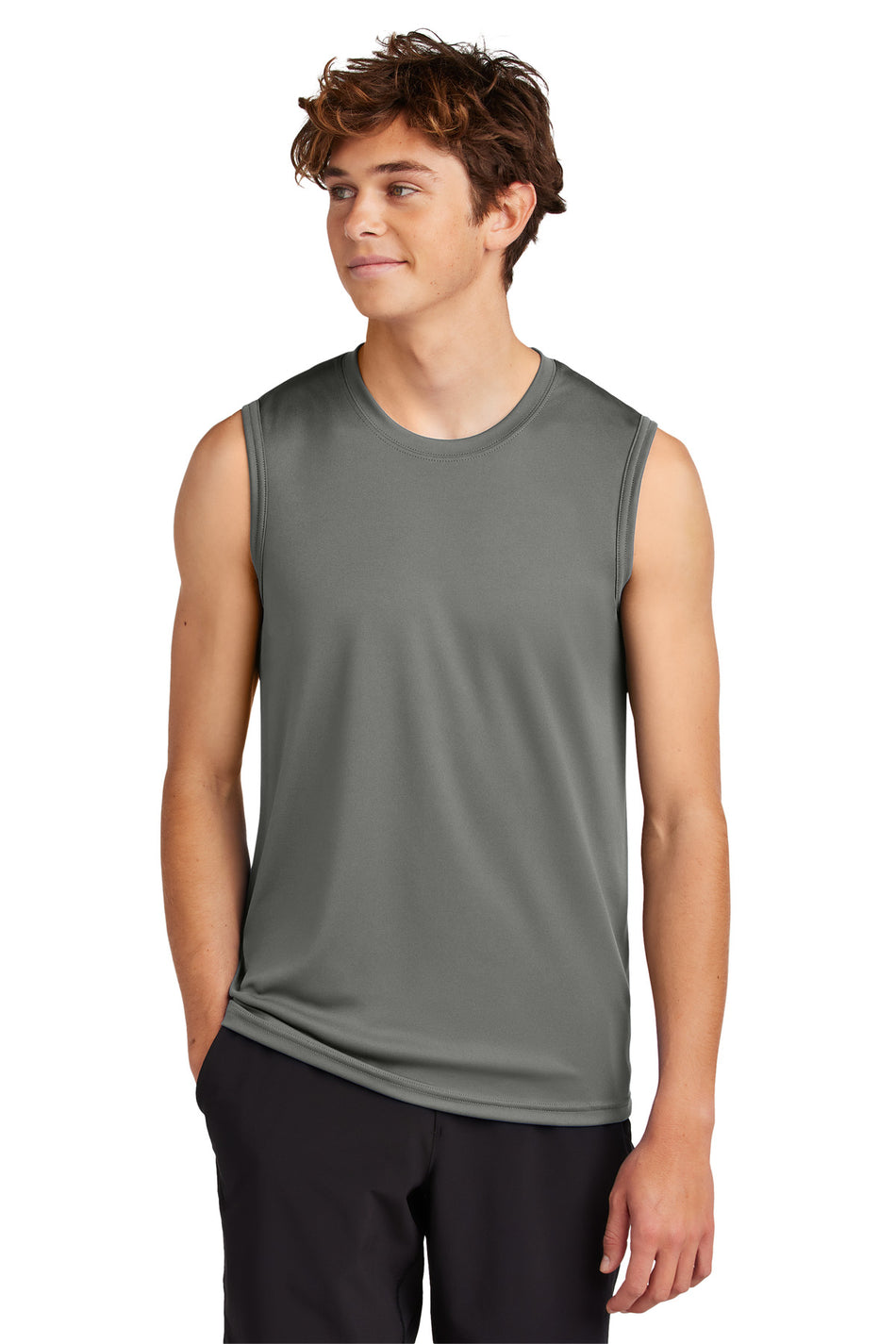 Port & Company ® Performance Sleeveless Tee PC380SL - Port & Company PC380SL T-Shirts Port & Company Charcoal S