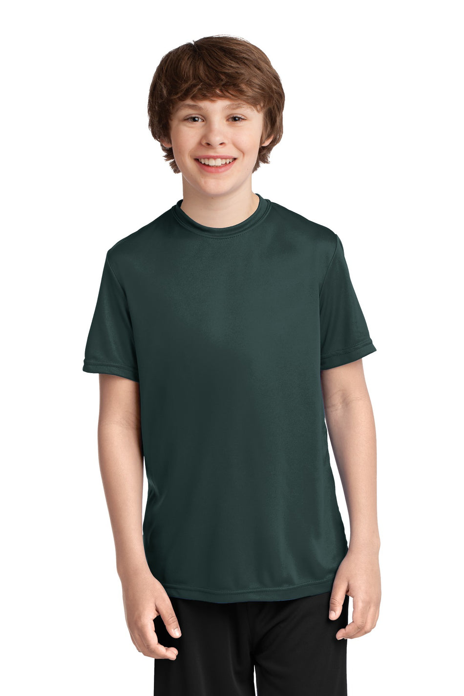 Port & Company ® Youth Performance Tee. PC380Y - Dark Green - Port & Company PC380Y Activewear Port & Company Dark Green XS