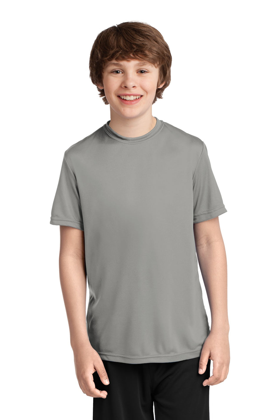 Port & Company ®  Youth Performance Tee. PC380Y - Grey Concrete - Port & Company PC380Y