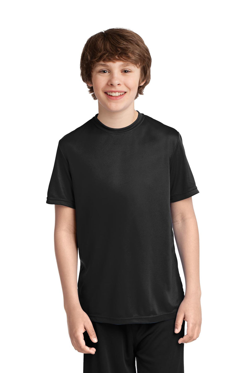 Port & Company ® Youth Performance Tee. PC380Y - Jet Black - Port & Company PC380Y Activewear Port & Company Jet Black XS