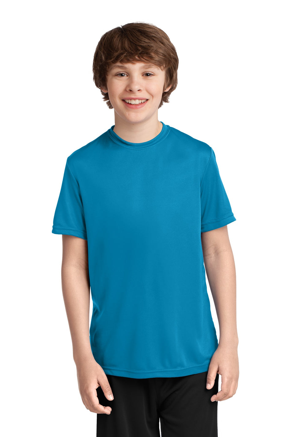 Port & Company ®  Youth Performance Tee. PC380Y - Neon Blue - Port & Company PC380Y