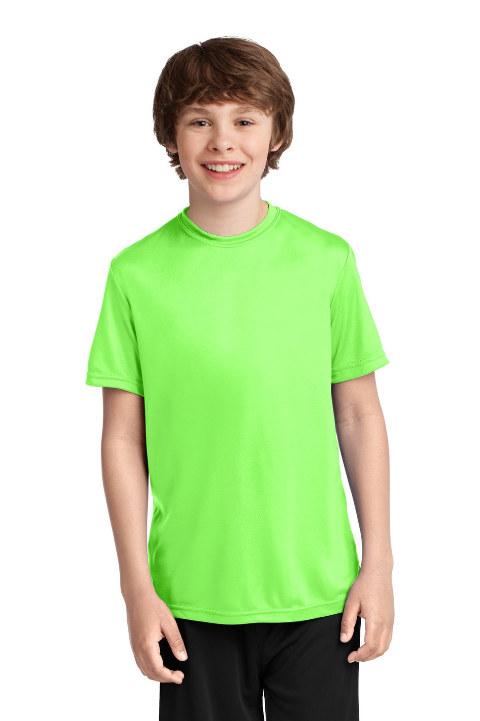 Port & Company ®  Youth Performance Tee. PC380Y - Neon Green - Port & Company PC380Y