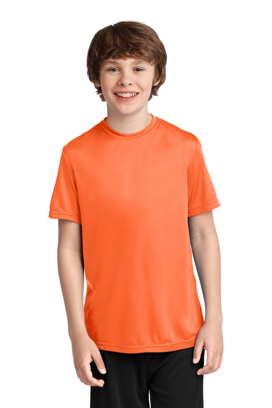 Port & Company ® Youth Performance Tee. PC380Y - Neon Orange - Port & Company PC380Y Activewear Port & Company Neon Orange XS