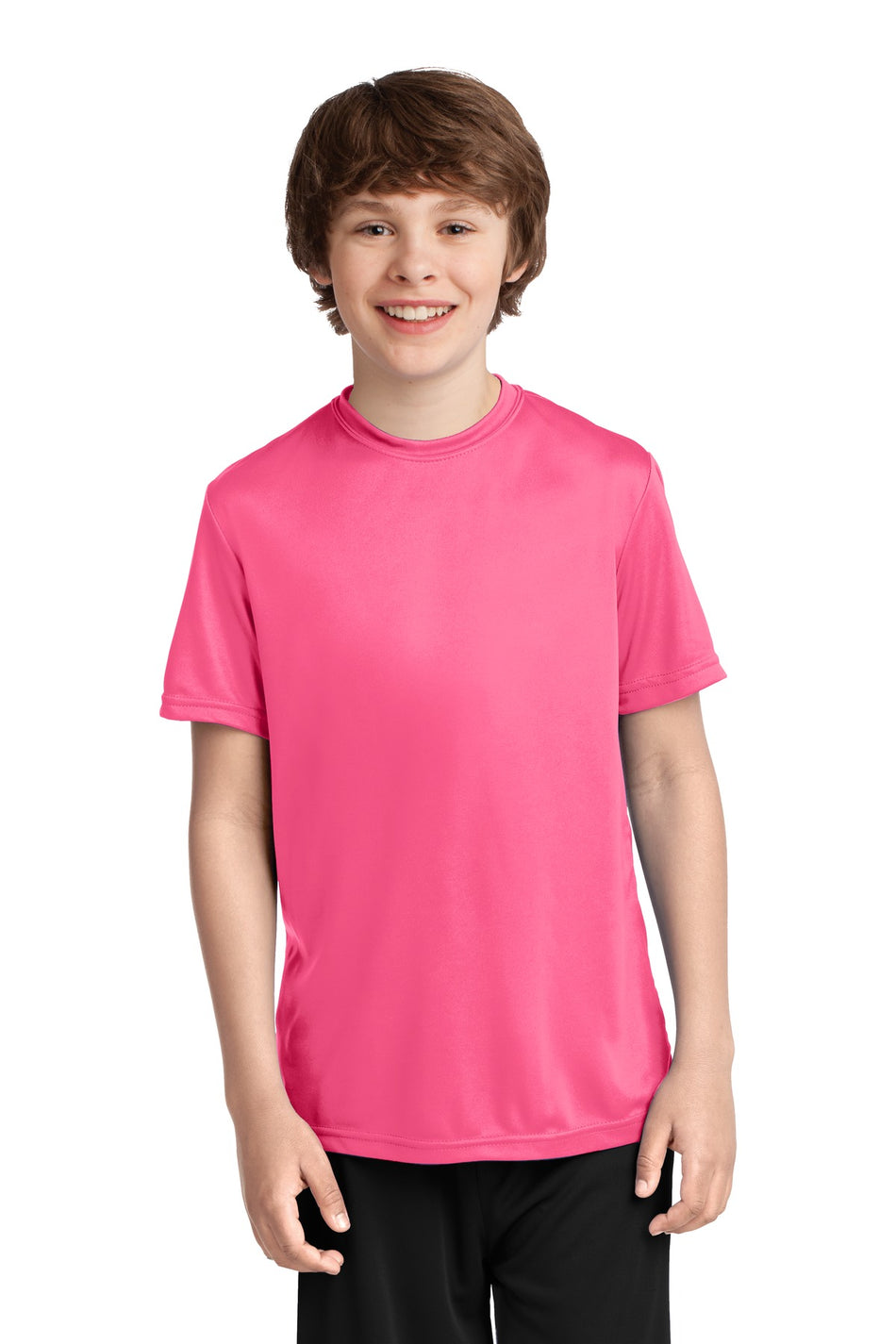 Port & Company ® Youth Performance Tee. PC380Y - Neon Pink - Port & Company PC380Y Activewear Port & Company Neon Pink XS