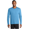 Port & Company® Long Sleeve Performance Blend Tee PC381LS T-Shirts Port & Company Aquatic Blue S