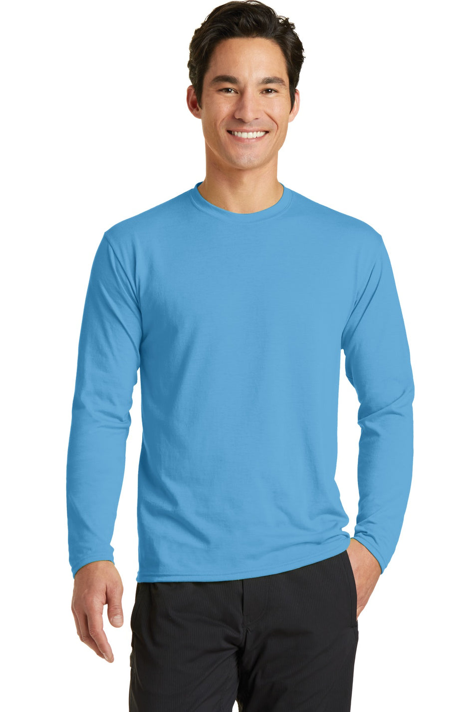 Port & Company ®  Long Sleeve Performance Blend Tee. PC381LS - Port & Company PC381LS