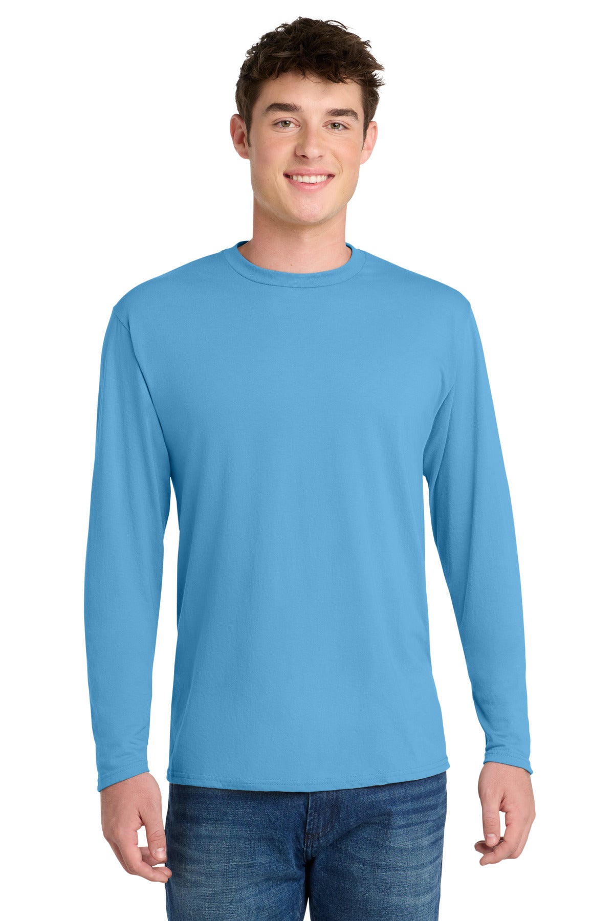 Port & Company PC381LS Long Sleeve Performance Blend Tee | Port & Co PC381LS