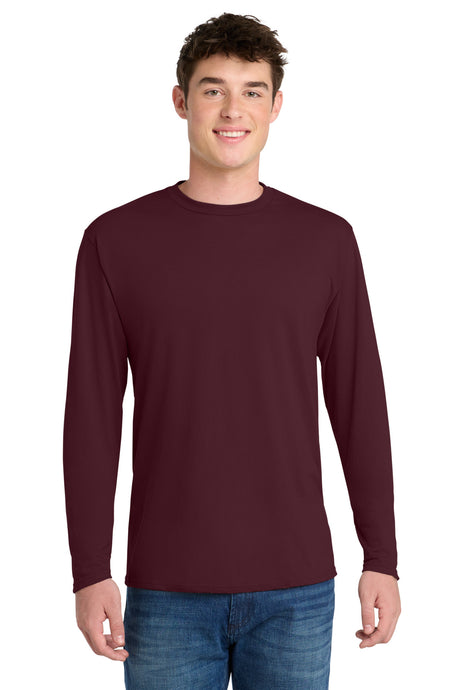 Port & Company PC381LS Long Sleeve Performance Blend Tee | Port & Co PC381LS