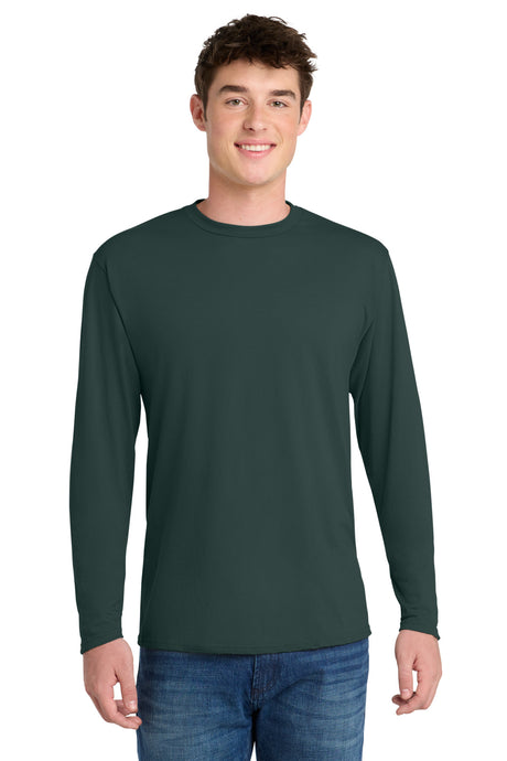 Port & Company PC381LS Long Sleeve Performance Blend Tee | Port & Co PC381LS