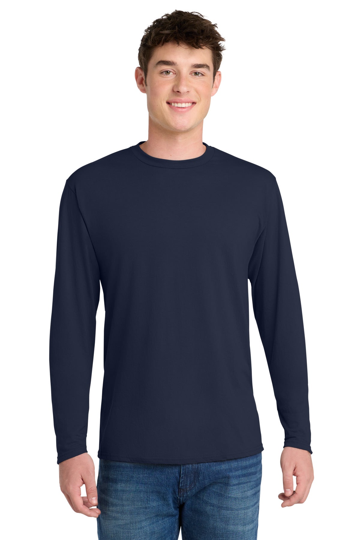 Port & Company PC381LS Long Sleeve Performance Blend Tee | Port & Co PC381LS