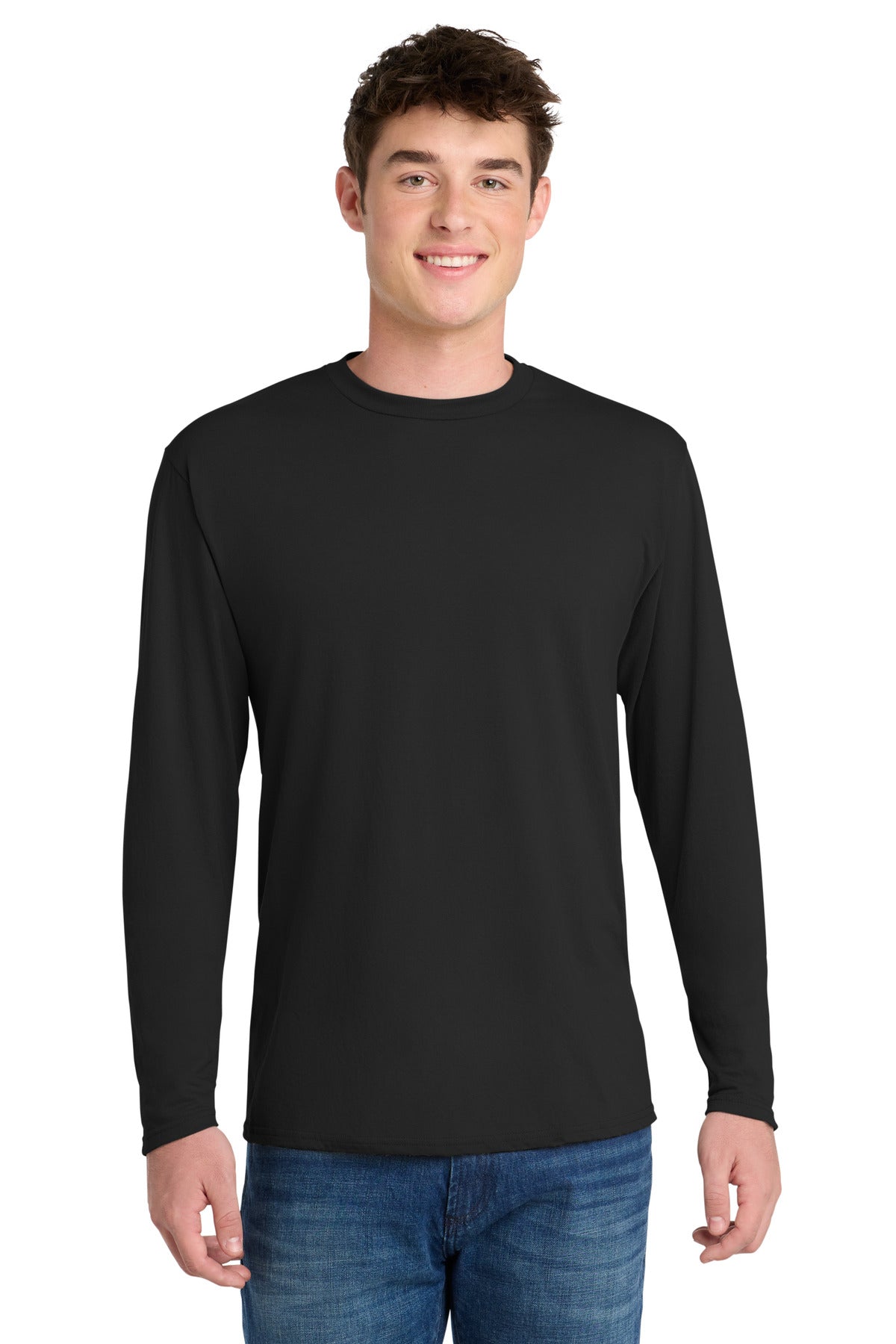 Port & Company PC381LS Long Sleeve Performance Blend Tee | Port & Co PC381LS