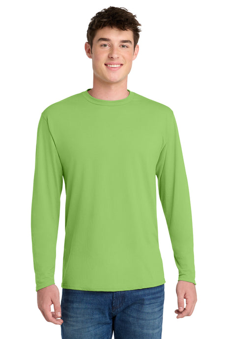 Port & Company PC381LS Long Sleeve Performance Blend Tee | Port & Co PC381LS