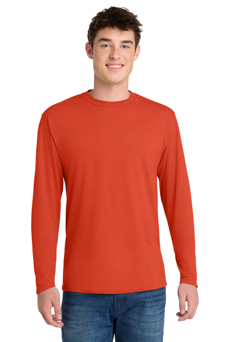 Port & Company PC381LS Long Sleeve Performance Blend Tee | Port & Co PC381LS