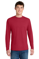 Port & Company PC381LS Long Sleeve Performance Blend Tee | Port & Co PC381LS