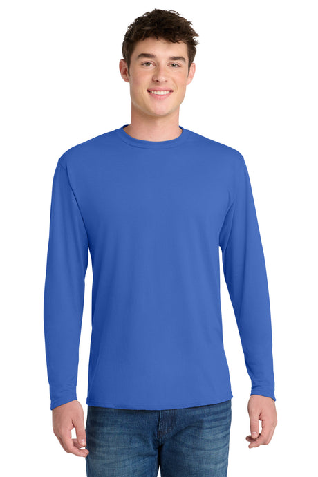 Port & Company PC381LS Long Sleeve Performance Blend Tee | Port & Co PC381LS