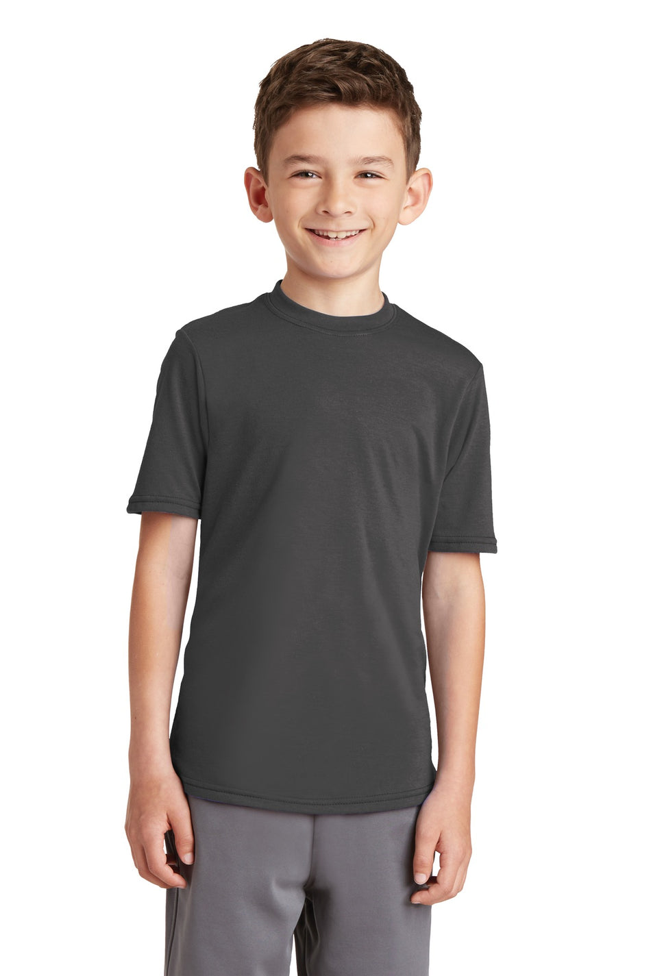 Port & Company ® Youth Performance Blend Tee. PC381Y - Port & Company PC381Y Activewear Port & Company Charcoal XS