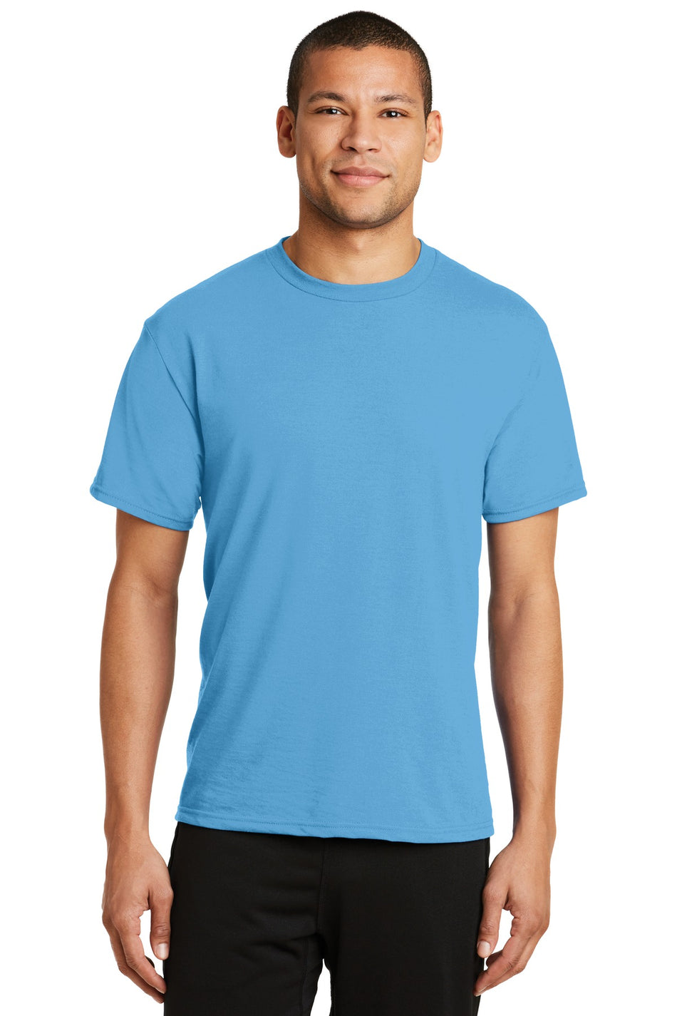 Port & Company ® Performance Blend Tee. PC381 - Port & Company PC381 Activewear Port & Company Aquatic Blue S