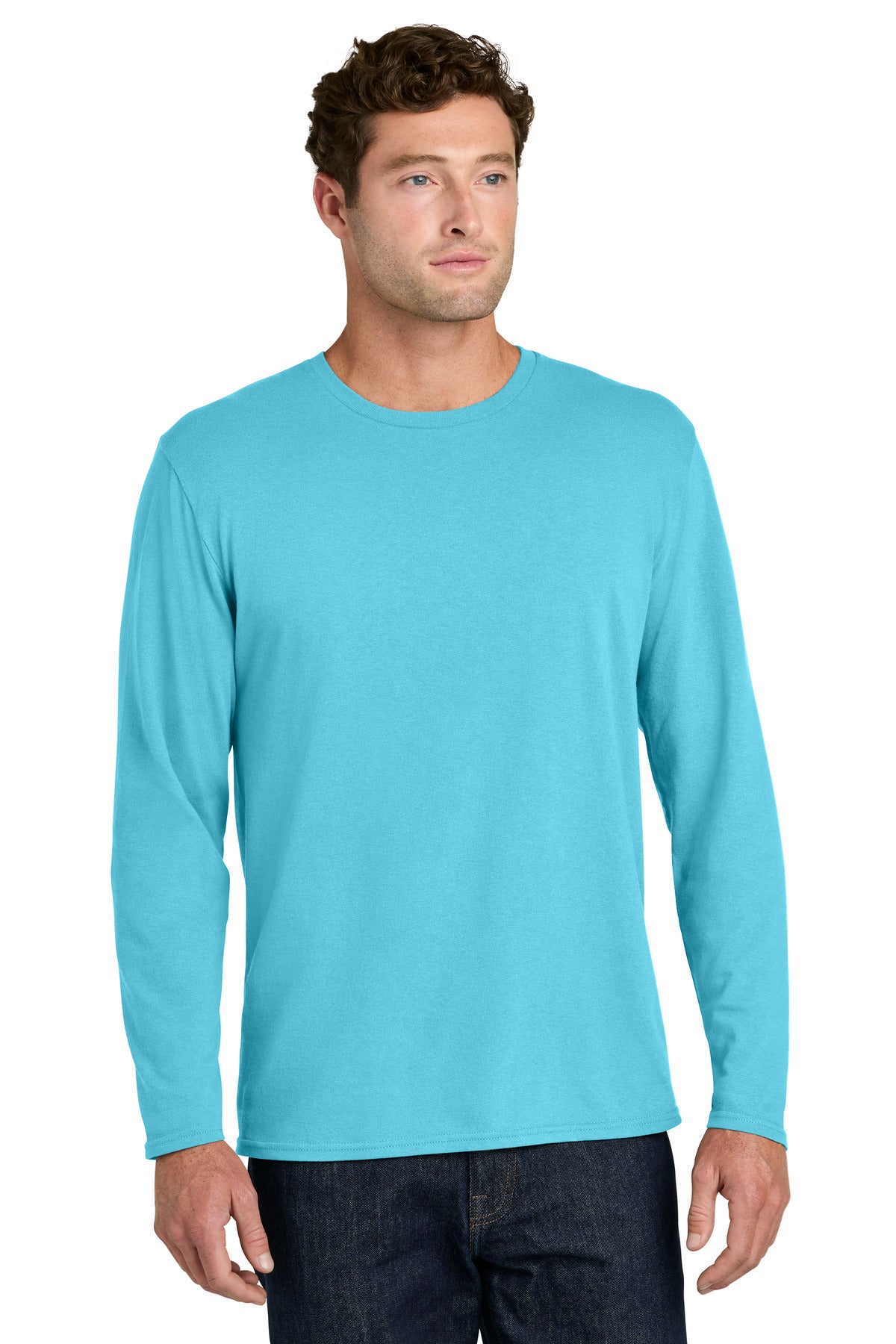 Port & Company PC43LS Easy Cotton Long Sleeve Tee | Port & Co PC43LS