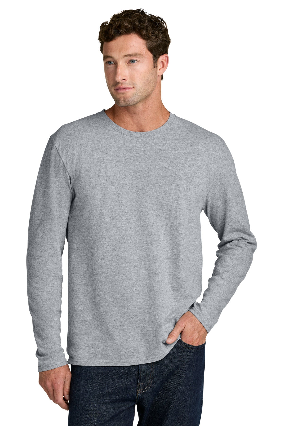 Port & Company PC43LS Easy Cotton Long Sleeve Tee | Port & Co PC43LS