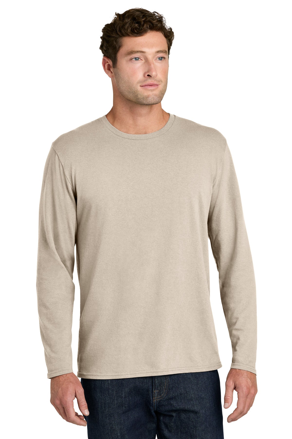 Port & Company PC43LS Easy Cotton Long Sleeve Tee | Port & Co PC43LS