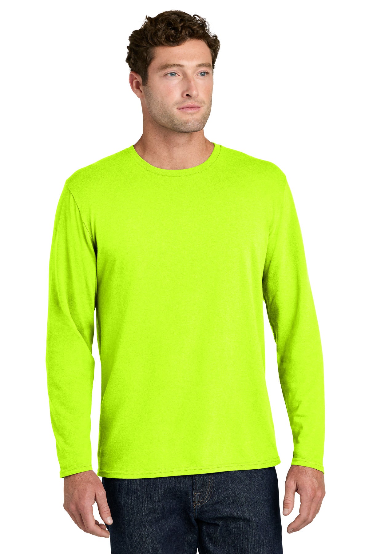 Port & Company PC43LS Easy Cotton Long Sleeve Tee | Port & Co PC43LS