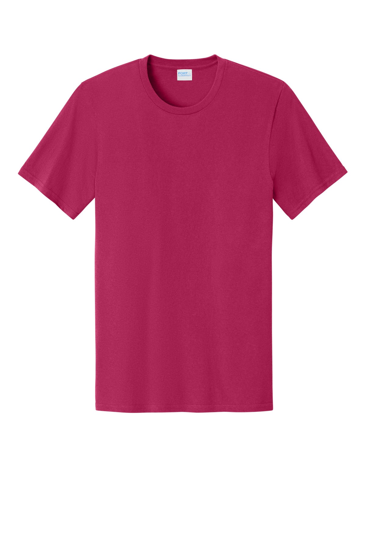 Port & Company ® Easy Cotton Tee PC43 - Flush Pink - Port & Company PC43 T-Shirts Port & Company Flush Pink S