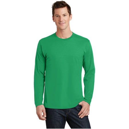 Port & Company ® Long Sleeve Fan Favorite Tee. PC450LS - Athletic Kelly - Port & Company PC450LS T-Shirts Port & Company Athletic Kelly S